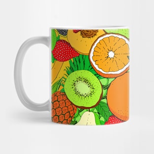 Fruits pattern Mug